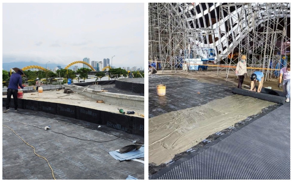 Cung cấp vật tư chống thấm cho dự án công viên APEC Đà Nẵng 2