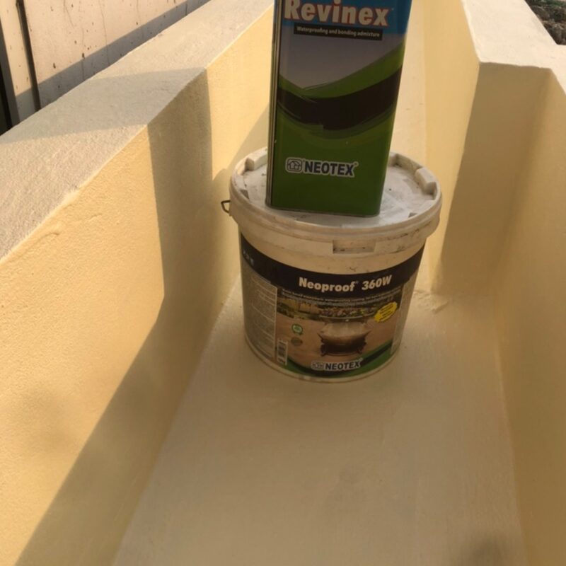 Neoproof 360W màu Be nhạt - chất chống thấm Polyurethane chịu nước đọng, cần lớp phủ bảo vệ UV