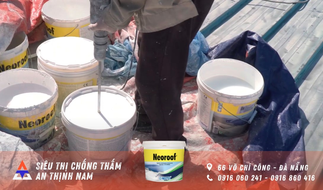 Neoroof phản xạ ánh sáng mặt trời cho mái nhà, lớp phủ chống thấm trắng tiết kiệm năng lượng