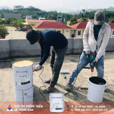 Chống thấm sàn mái lộ thiên với vật liệu chống thấm Euro Polymers UP-144 (1)