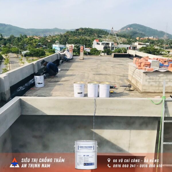 Chống thấm sàn mái lộ thiên với vật liệu chống thấm Euro Polymers UP-144 (2)
