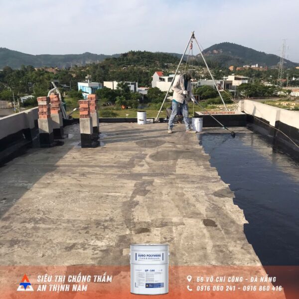 Chống thấm sàn mái lộ thiên với vật liệu chống thấm Euro Polymers UP-144 (3)