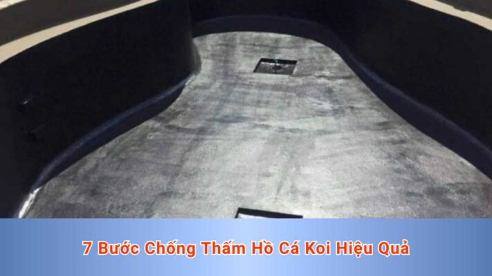 7 Bước Chống Thấm Hồ Cá Koi Hiệu Quả
