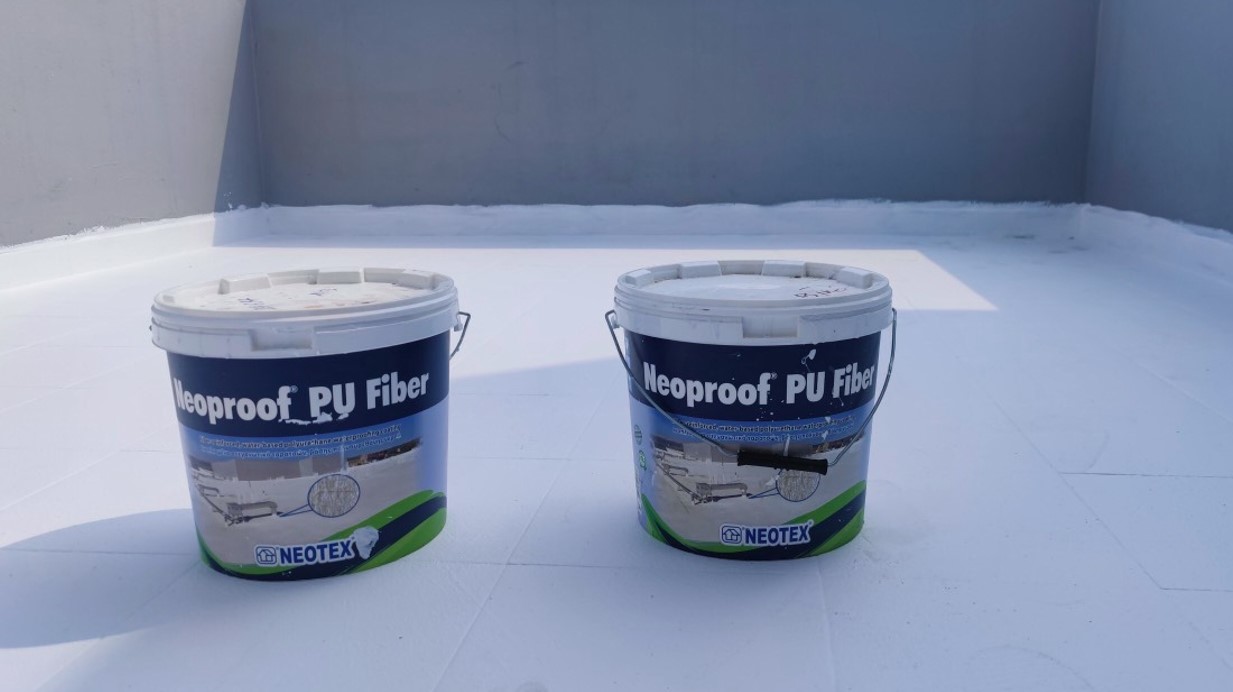 chống thấm sân thượng bằng Neoproof PU Fiber