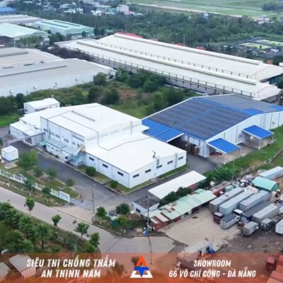dự án thi công chống nóng mái tôn nhà máy anviet kcn hòa cầm đà nẵng