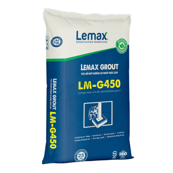 Lemax Grout LM-G450 - Vữa rót gốc xi măng không co ngót, cường độ cao