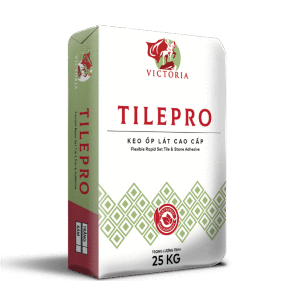 Victoria TILE PRO - Keo ốp lát gốc xi măng bám dính cao, chống trượt, không bong rộp